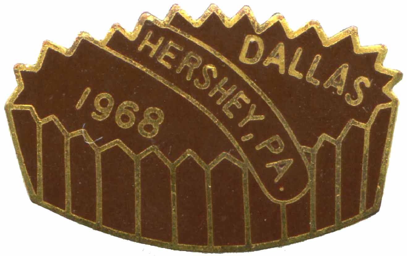 Hershey Pin 1968