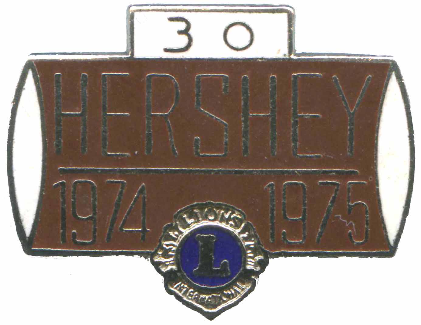 Hershey Pin 1975
